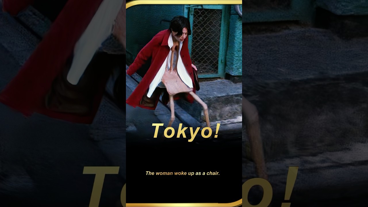 A woman woke up as a chair. 