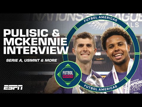 Pulisic & McKennie EXCLUSIVE! Playing in Serie A, friendship, USMNT in Europe & more! | ESPN FC