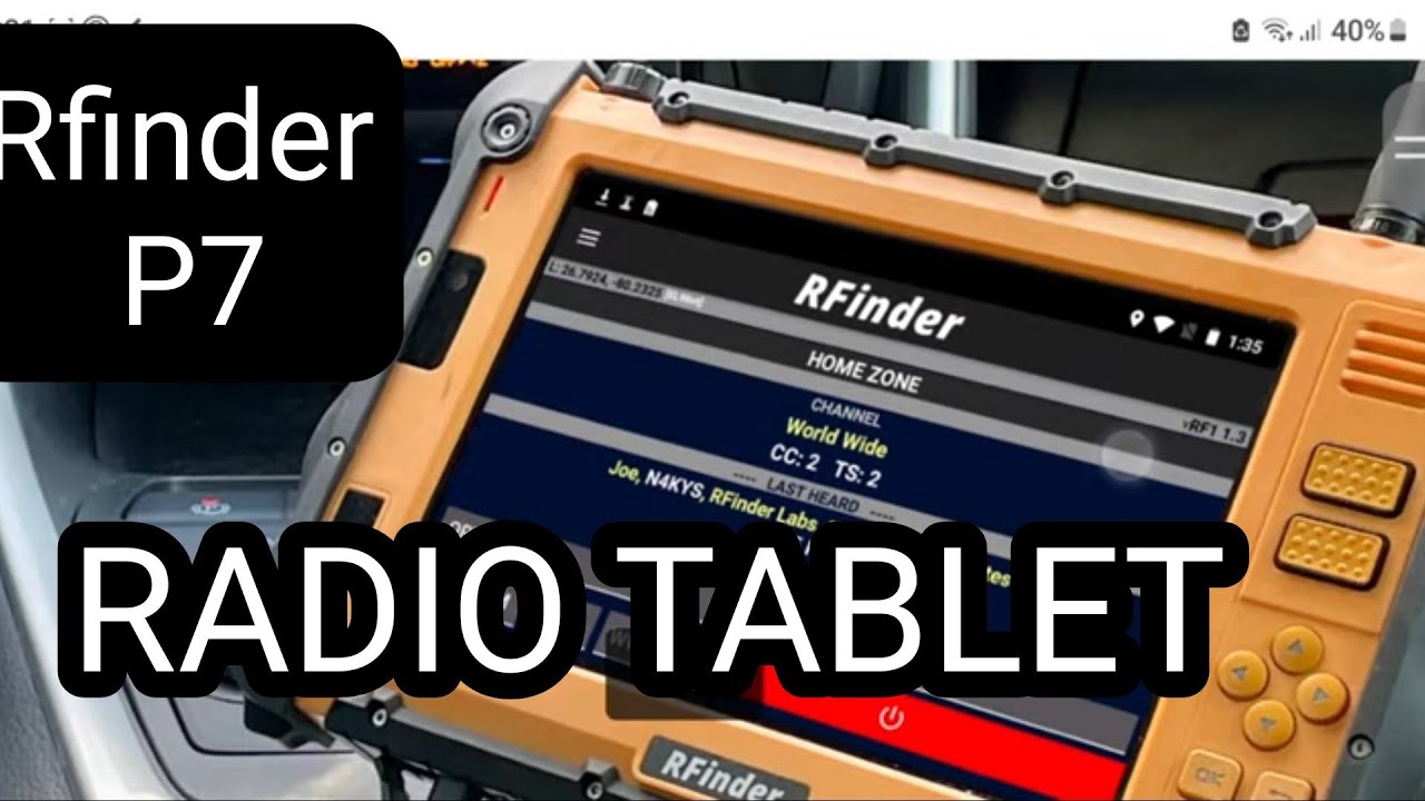 Rfinder P7 Radio Tablet YouTube