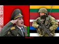 Belarus vs Lithuania, Latvia i Estonia 2021 Military Power Comparison