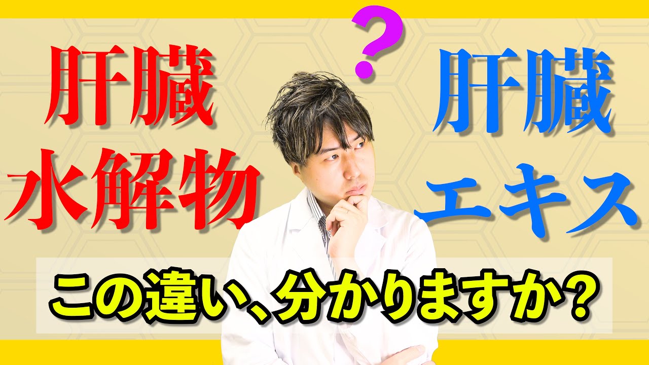 ヘパリーゼ 製造メーカーに聞いた「 肝臓水解物と肝臓エキス の違い」 YouTube