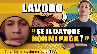 DATORE di lavoro NON PAGA: che fare? | Avv. Angelo Greco