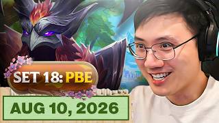 OK Today I'm Trying to FLEX PLAY Every Game Until It's Second Nature! | TFT Set 18 PBE