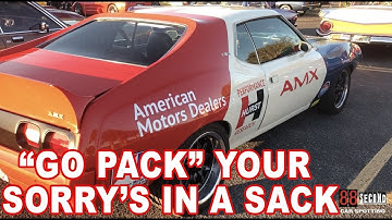 1973 AMC AMX Javelin, a really cool Trans Am theme: 88 Seconds car spotting with Eric Johnson