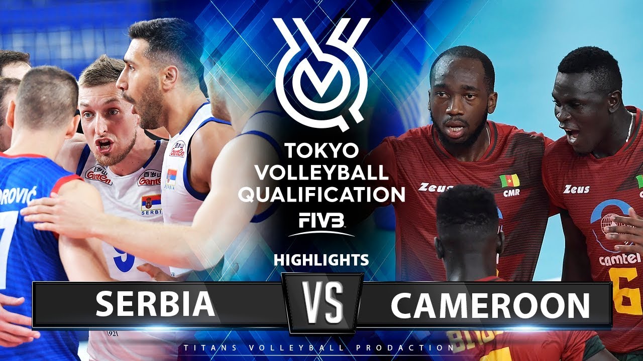 Serbia vs Cameroon | Highlights Men's OQT 2019 - YouTube