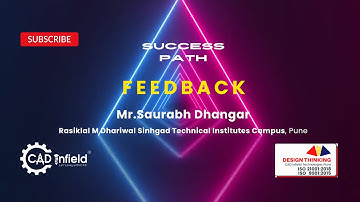 CAD Infield Success Story Saurabh Dhangar