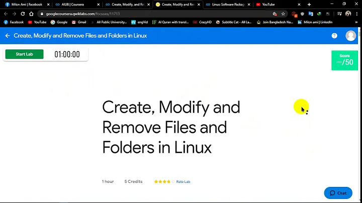 Create, Modify and Remove Files and Folders in Linux II Week 1 II Coursera