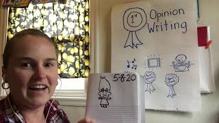 Mrs. Dulay Teaching a 1st Grade Journal Writing Lesson: Opinion Writing, Lesson #5