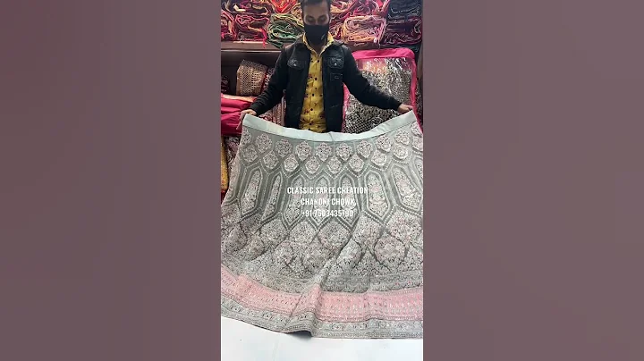Non Bridal Lehenga || Chandni Chowk #chandnichowklehenga #short #bridal #nonbridallehenga