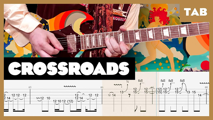 Crossroads Guitar version - Guitar performance video thumbnail