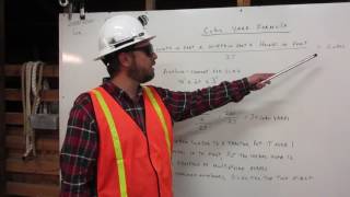 Cubic Yard Formula by OperatorWilliam