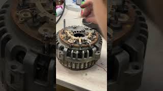 ремонт генератора wps 253A пайка диодного моста #генератор #пайка #электроника / Видео