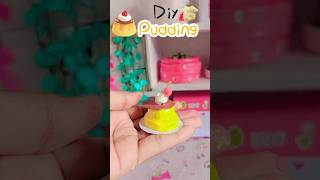 🍮 DIY Mini Pudding Craft | Cute &amp; Easy #wastematerialcraft #handmade #artandcraft