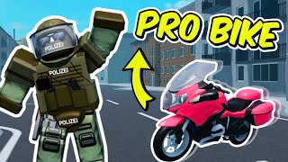 Sek Police With The Best Bike In Emergency Hamburg