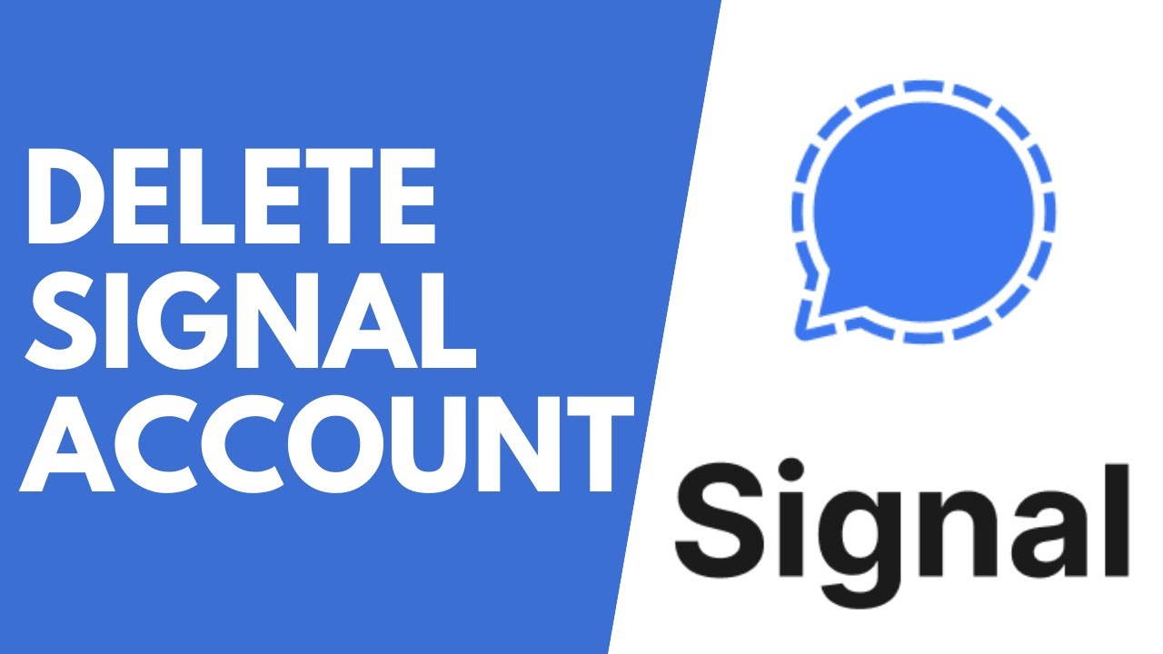 How To Delete Signal App Account