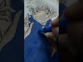Gojo saturo drawing #jujutsukaisen #satorugojou #anime #art #drawing