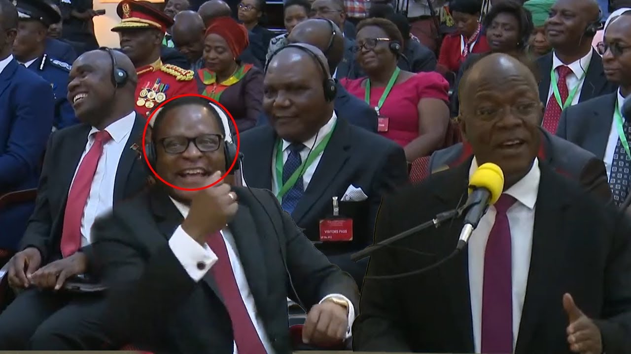 RAIS MAGUFULI ALIVYOCHARAZA KIINGEREZA MBELE YA RAIS WA MALAWI