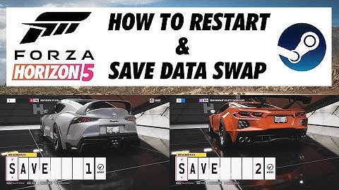 Forza Horizon 5 - How to RESTART and Save Data SWAP - Tutorial