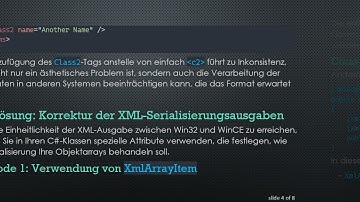 Behebung von C#  Array XML-Serialisierungs-Kompatibilitätsproblemen