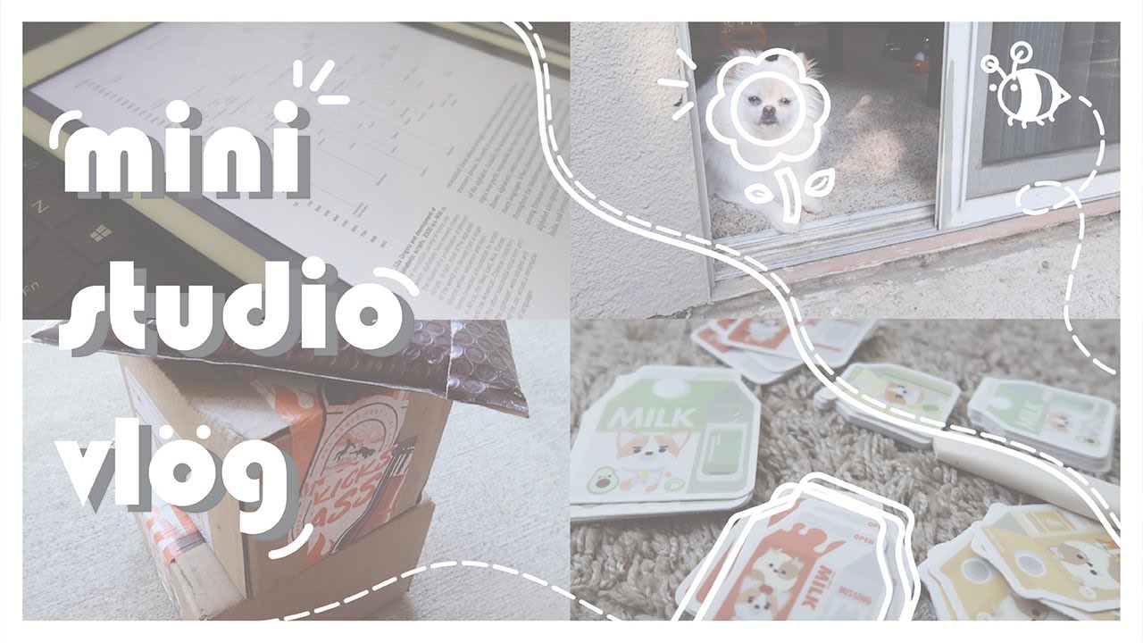 Mini Vlog Sticker Mini Studio Vlog 001: Unboxing Stickers, College, About Us, StickerMule ...