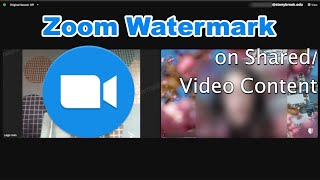 Zoom: Adding a Watermark to Shared Zoom Content screenshot 4