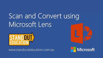 Scan and Convert using Microsoft Lens