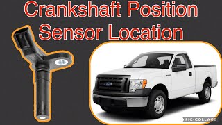 Crankshaft Position sensor location on a 2010 Ford f 150 4.6L Crankshaft Position sensor location on a 2010 Ford f 150 4.6L
