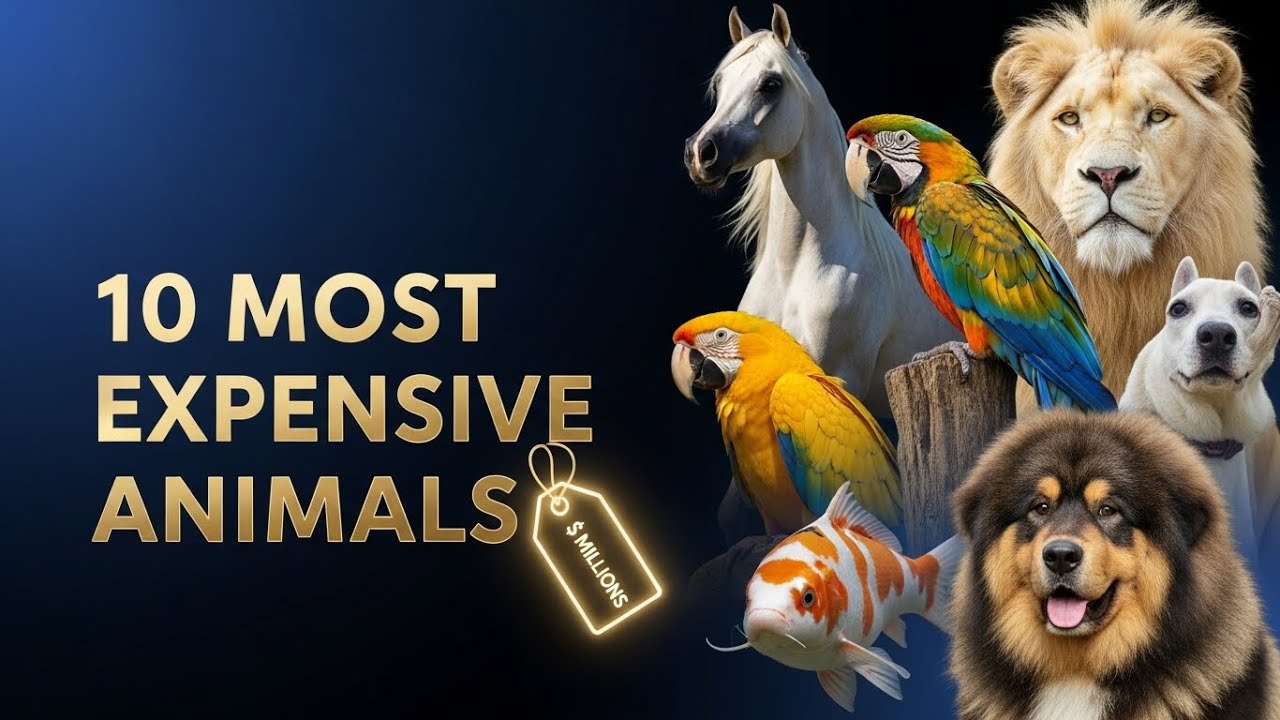 Top 10 most expensive Animals: number 1 will surprise you