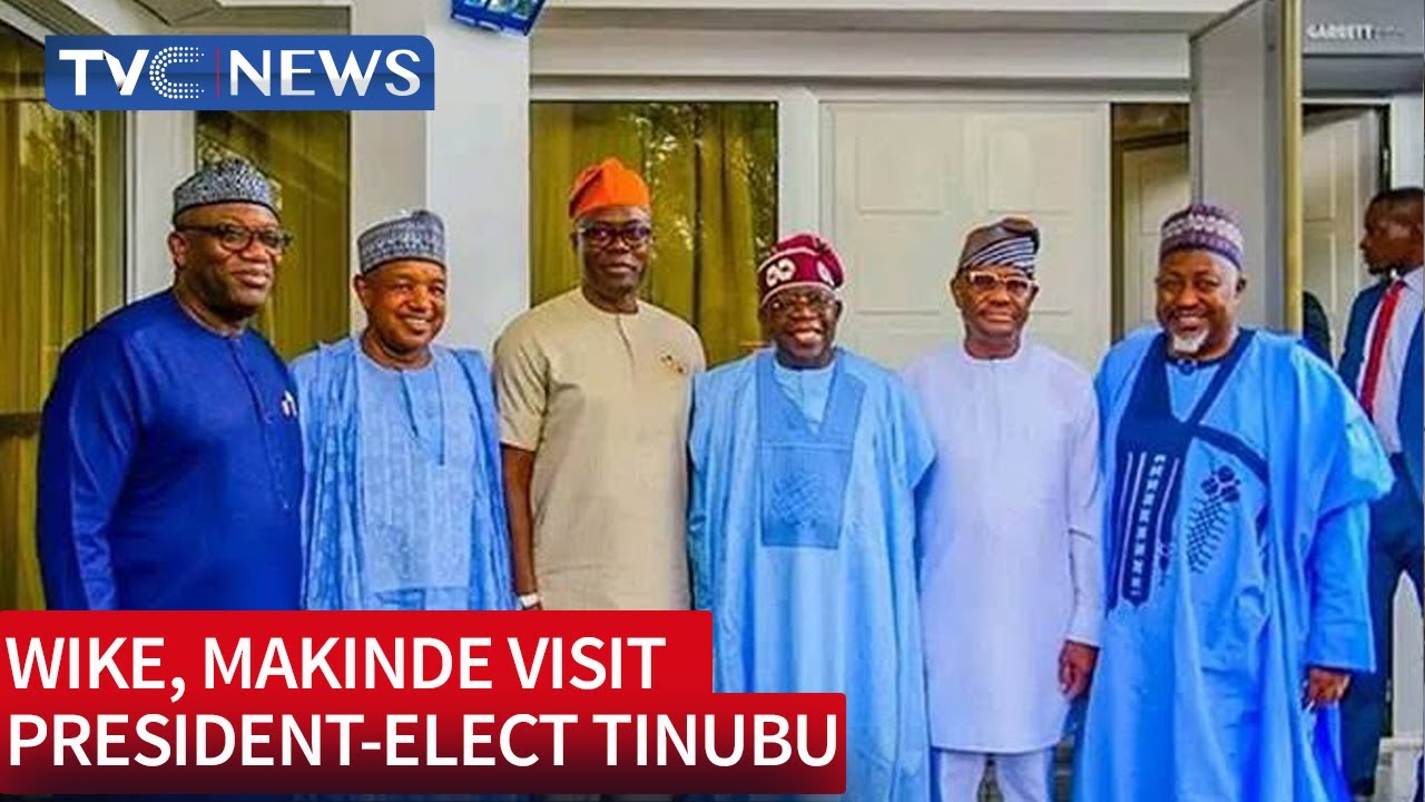 TRENDING: Wike, Makinde Visit President-Elect Tinubu In Abuja