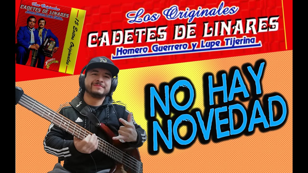 Cómo tocar NO HAY NOVEDAD || TUTORIAL || BAJO ELÉCTRICO || CADETES DE LINARES