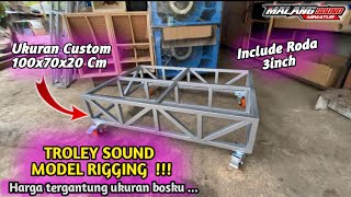 REVIEW OF SOUND SYSTEM BASE RIGGING WITH WHEELS