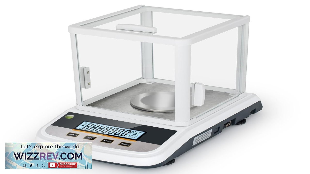 500g Analytical Lab Balance with 0.001g Ultra Precision Digital Scale Multi Functional