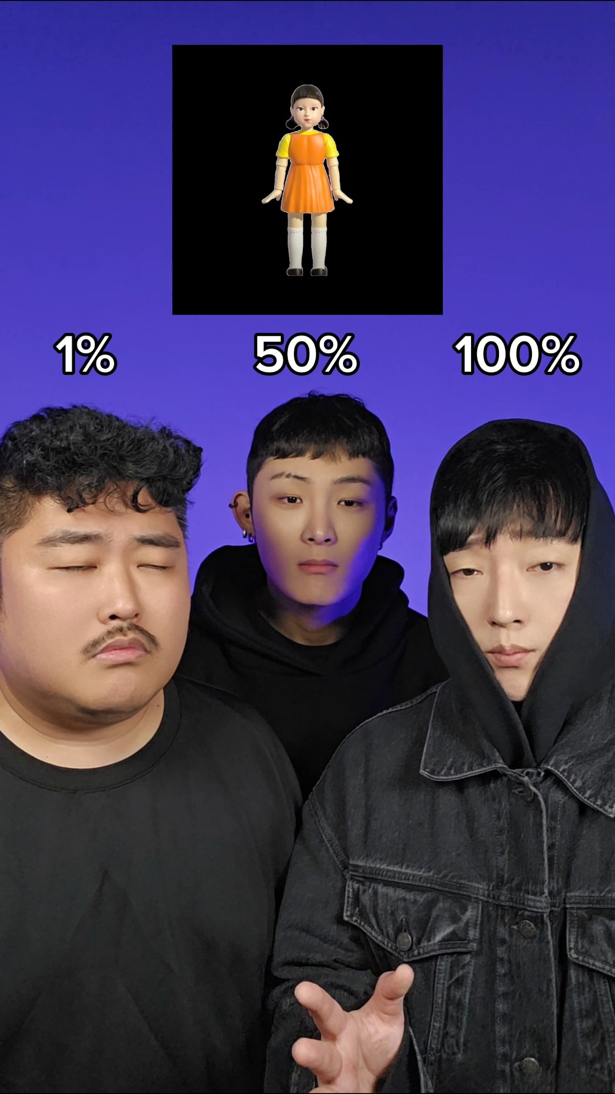 1% vs 50% vs 100% #beatbox #tiktok