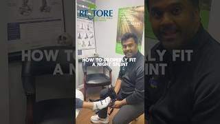 How to Fit a Night Splint | Restore Foot & Ankle Specialists