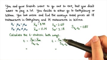 Calculate t-Statistic - Intro to Inferential Statistics