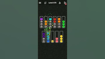 Ball Sort Color Water Puzzle Solution Level 670