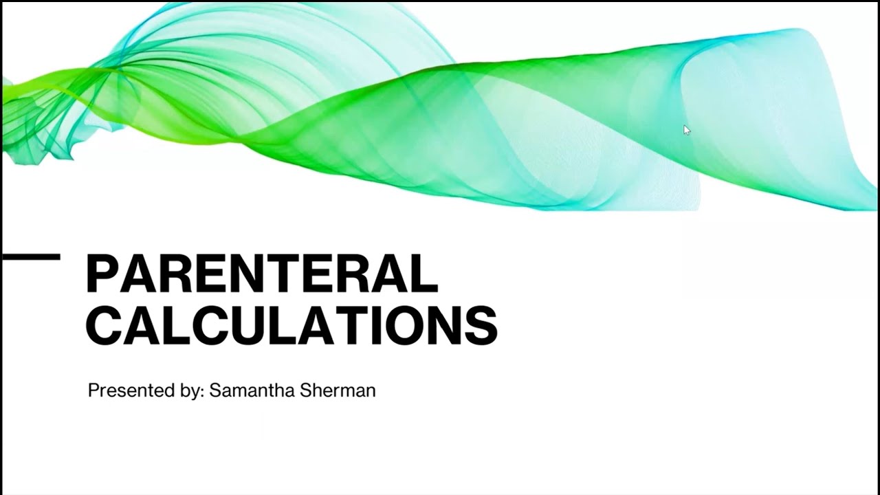 Parenteral Nutrition Calculations YouTube parenteral-nutrition-calculations-youtube