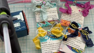 Let's Use the Dollar Tree Fabric Strips - Hidden Paperclips