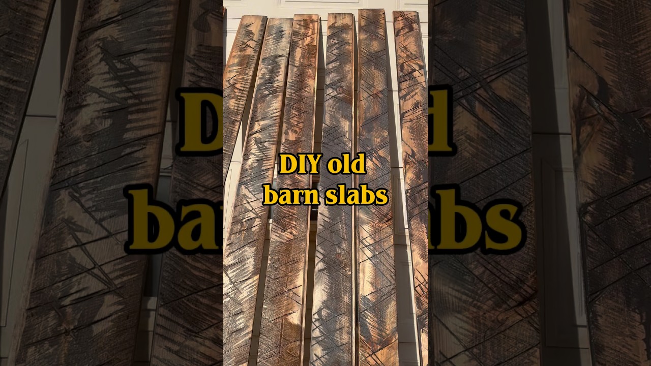 DIY old barn wood 🪵 #diy #hauntedhouse #fyp #101 #howto #learning #new