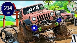 4x4オフロードジープドライビングシミュレーター3D - ドライブSUV 4x4オフロードゲーム - Androidゲームプレイ #viralvideo screenshot 4