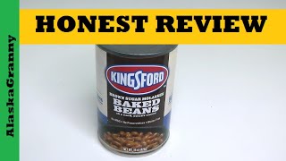 Kingsford Baked Beans Review...Taste Test...Worth It