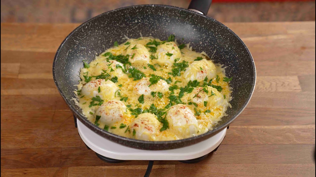 Les œufs durs au fromage