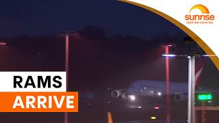 LA Rams touch down in Melbourne for MCG showdown | Sunrise