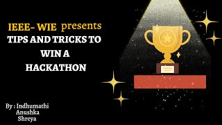 TIPS AND TRICKS FOR HACKATHON
