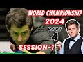 Ronnie osullivan vs ryan day  world championship snooker 2024  session 1  part 4