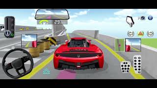New Lamborghini red  car remote control gadi [3D Driving class] video #viralvideo 