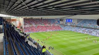 Ibrox enjoying the fabulous Middlesbrough fans . 