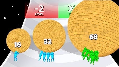 RESCUE PUSH 3D Level Up Balls Man Run Freeplay, Max level