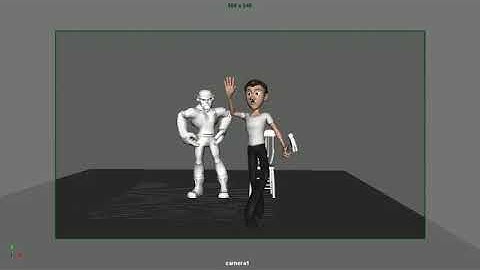 Playblast in Maya // Charlie Chaplin animation Motion Capture Software | Autodesk
