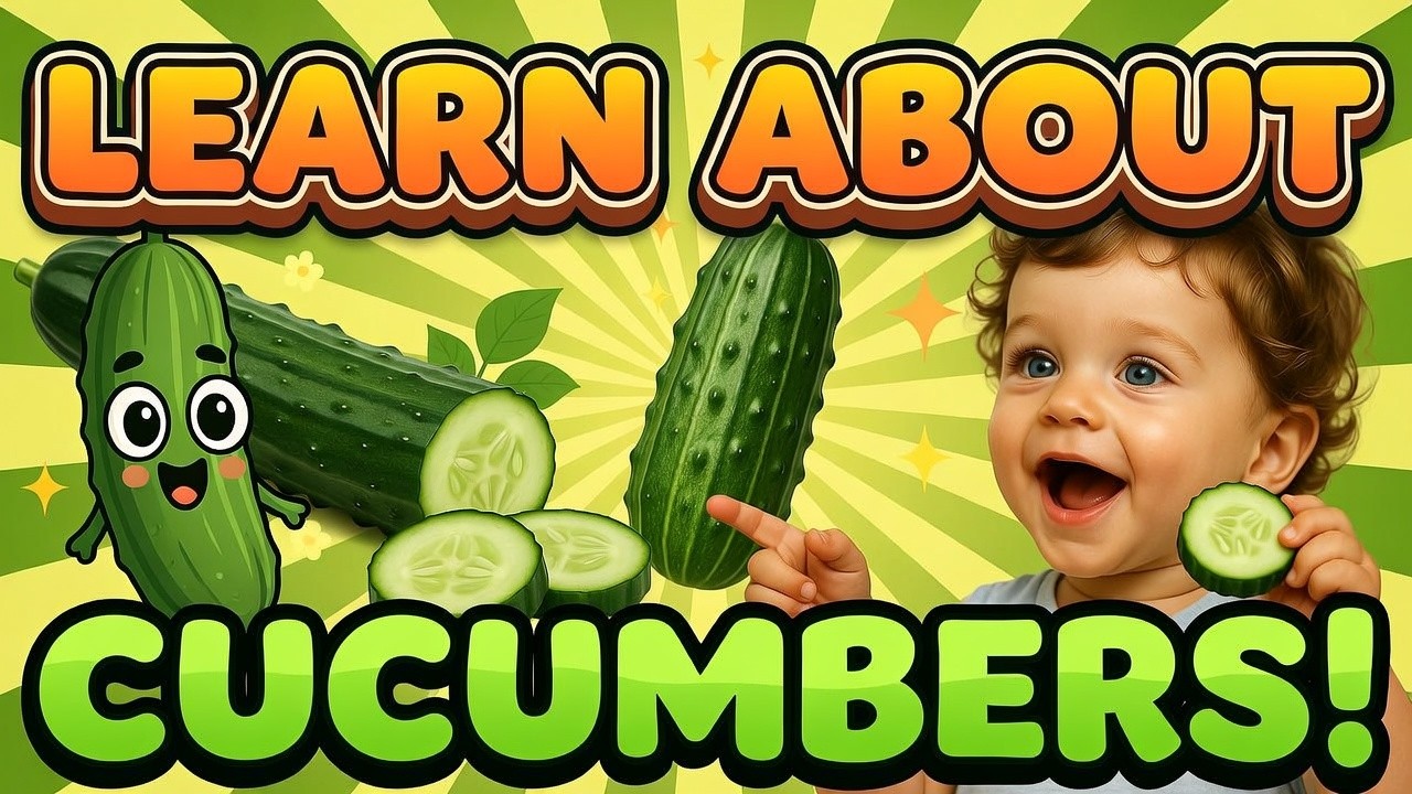 Cucumber Vegetable for Kids | Learn Cucumber | Kids Learning Academy ...